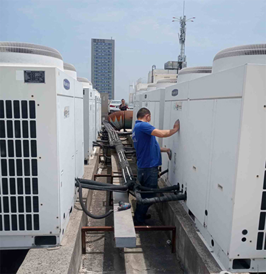 调兵山中央空调制热和不制冷系统维修方法